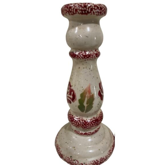 Candlesticks Holder, Country Home Decor, Candle Holders, Ceramic, 2 - Picture 7 of 7